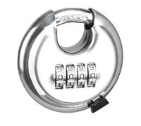 DIGIFLEX Heavy Duty Combination DISC Padlock - 4-Digit Security for Your Property - Toughened Stainless Steel Construction