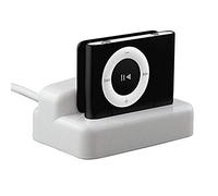 Digiflex White USB Charger Dock Cradle Docking Station for Ipod Shuffle 2nd 3rd Gen Generation