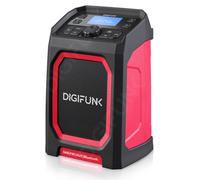 Digifunk Work Site Radio, Usb Rechargeable, Dab+, Dab, Fm, Bluetooth, Aux Input, Ip65 Waterproof