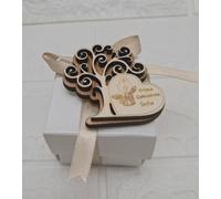 Digiglio Bomboniere Wooden Tree of Life First Communion Gift Box with Magnetic Box