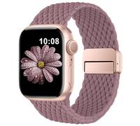 DigiHero Braided Loop Compatible with Apple Watch Straps Women 40mm 44mm 42mm 46mm 41mm 45mm 38mm, Sport Stretchy Nylon iWatch Strap with Magnetic Buckle for Series 11 10 9 8 7 6 5 4, SE 3 2 1