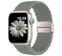 DigiHero Braided Loop Compatible with Apple Watch Straps Women 40mm 44mm 42mm 46mm 41mm 45mm 38mm, Sport Stretchy Nylon iWatch Strap with Magnetic Buckle for Series 11 10 9 8 7 6 5 4, SE 3 2 1