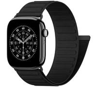 DigiHero Magnetic Nylon Loop Strap Compatible with Apple Watch Straps 44mm 46mm 40mm 42mm 49mm 45mm 41mm 38mm, Men Women Sport Band for iWatch Series 11 10 9 8 7 6 5 4, Ultra SE 3 2 1, Black