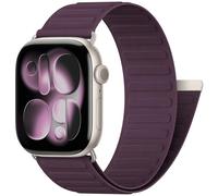 DigiHero Magnetic Nylon Loop Strap Compatible with Apple Watch Straps 44mm 46mm 40mm 42mm 49mm 45mm 41mm 38mm, Men Women Sport Band for iWatch Series 11 10 9 8 7 6 5 4, Ultra SE 3 2 1, Plum