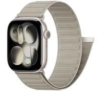 DigiHero Magnetic Nylon Loop Strap Compatible with Apple Watch Straps 44mm 46mm 40mm 42mm 49mm 45mm 41mm 38mm, Men Women Sport Band for iWatch Series 11 10 9 8 7 6 5 4, Ultra SE 3 2 1, Light Khaki