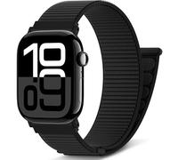 DigiHero Nylon Sport Loop Compatible with Apple Watch Straps 46mm 44mm 42mm 40mm 45mm 41mm 49mm 38mm, for iWatch Series 11 10 9 8 7 6 5 4, SE Ultra 3 2 1, Black, (S11/10 42mm)/40mm/41mm/38mm