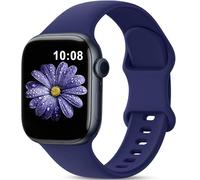 DigiHero Silicone Sport Band Compatible with Apple Watch Straps Women Men | Series 12 11 10 9 8 7 6 5 4, SE 3 2 1, Soft Waterproof iWatch Strap 40mm 44mm 42mm 46mm 45mm 41mm 38mm, Navy Blue