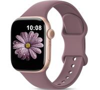 DigiHero Sport Strap Compatible with Apple Watch Straps Women Men 40mm 44mm 42mm 46mm 45mm 41mm 38mm 49mm, Soft Silicone Band for iWatch Series 11 10 9 8 7 6 5 4, Ultra SE 3 2 1, Smoke Violet