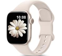 DigiHero Sport Strap Compatible with Apple Watch Straps Women Men 40mm 44mm 42mm 46mm 45mm 41mm 38mm 49mm, Soft Silicone Band for iWatch Series 11 10 9 8 7 6 5 4, Ultra SE 3 2 1, Starlight