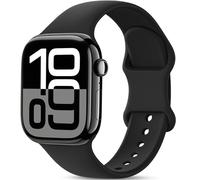 DigiHero Sport Strap Compatible with Apple Watch Straps Women Men 40mm 44mm 42mm 46mm 45mm 41mm 38mm 49mm, Soft Silicone Band for iWatch Series 11 10 9 8 7 6 5 4, Ultra SE 3 2 1, Black
