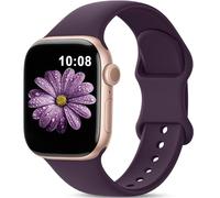 DigiHero Sport Strap Compatible with Apple Watch Straps Women Men 46mm 42mm 40mm 44mm 45mm 41mm 38mm 49mm, Soft Silicone Band for iWatch Series 10 9 8 7 6 5 4 3 2 1 SE Ultra, Plum