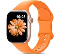 DigiHero Sport Strap Compatible with Apple Watch Straps Women Men 46mm 42mm 40mm 44mm 45mm 41mm 38mm 49mm, Soft Silicone Band for iWatch Series 10 9 8 7 6 5 4 3 2 1 SE Ultra, Orange