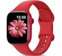 DigiHero Sport Strap Compatible with Apple Watch Straps Women Men 46mm 42mm 40mm 44mm 45mm 41mm 38mm 49mm, Soft Silicone Band for iWatch Series 10 9 8 7 6 5 4 3 2 1 SE Ultra, Red