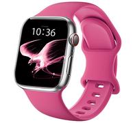 DigiHero Straps Compatible with Apple Watch Strap 40mm 42mm 44mm 41mm 45mm 46mm 38mm, Silicone Sport Replacement Strap for iWatch Series 11 10 9 8 7 6 5 4, SE 3 2 1 Women Men, Flamingo