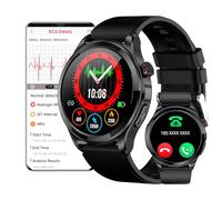 DigiKuber Smart Watch ECG, 1.39" Smartwatch Make Calls, Waterproof Fitness Tracker with PPG SpO2 Heart Rate Blood Oxygen Sleep Monitor for Android iOS