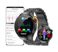 DigiKuber Smart Watch ECG & Dial/Answer Call, 1,43 Inches Waterproof Smartwatch with Oximeter, SpO2, Heart Rate, Message & Call Reminder for Android iOS
