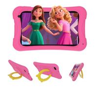 DigiLand 7 Inch Kids Tablet Ages 3-8, Android 13 Pink Tablet for Kids,4G+32GB up to 128GB,Toddler Tablets with Dual Cameras,Best Electronics Tablets Gift for Kids,Shockproof Protective Case