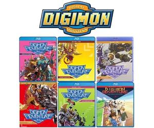 Digimon Adventure tri.: The Complete 6-Film Collection - Coexistence / Determination / Confession / Reunion / Last Evolution Kizuna / Loss [Blu-ray + DVD] region 1/A
