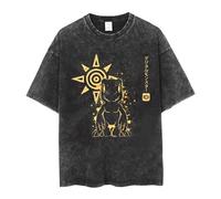 Digimon Anime Digital Monsters T-Shirt Agumon Gabumon Gomamon Palmon Patamon Piyomon Tailmon Tentomon Graphic Washed Streetwear Tees Shirts Merch Gifts