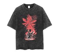 Digimon Anime Digital Monsters T-Shirt Agumon Gabumon Gomamon Palmon Patamon Piyomon Tailmon Tentomon Graphic Washed Streetwear Tees Shirts Merch Gifts