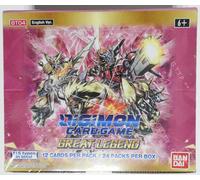 DIGIMON CARD GAME - GREAT LEGEND BOOSTER DISPLAY (24 Count) - FREE UK P&P