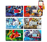 Digimon Dim Card Pack - Bundle with Vital Hero Cards Including Hermit in The Jungle, Nu Metal Empire, Volcanic Beat, Blizzard Fang, Infinite Tide, Titan of Dust Plus Bookmark | Digimon Dim Cards