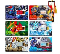 Digimon Dim Card Pack - Bundle with Vital Hero Cards Including Hermit in The Jungle, Nu Metal Empire, Volcanic Beat, Blizzard Fang, Infinite Tide, Titan of Dust Plus Bookmark | Digimon Dim Cards