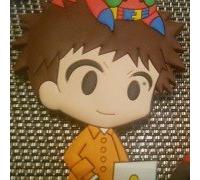 Digimon Izzy Izumi Keychain Anime 1x Keyring Keychain Double Sided PVC Anime Premium