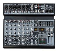 Digimore 8 Channel Mixer with Interface, 32 DSP DJ Bluetooth Mixer Reverb Effect + 48V Phantom for Karaoke Studio Streaming Recording (D-256)
