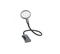Digiphot 2.5x magnifying glass with gooseneck & LED 5x spot