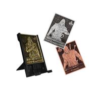 Digiplate Assassin's Creed Starter Pack - Three Collectible Metal Plates & Phone Display Stand, Digitally Interactive Gaming Collectables with Interchangeable Card Stand, Gaming Gifts & Accessories