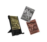 Digiplate Transformers Starter Pack - Three Collectible Metal Plates & Phone Display Stand, Digitally Interactive Gaming Collectables with Interchangeable Card Stand, Gaming Gifts & Accessories