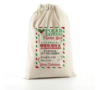 DigiPrint Graphics Personalised Santa Sack | Printed with your NAME | SS14 | Extra Large Christmas Bag, Jumbo Sacks for Xmas…