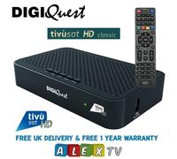 Tivusat Digiquest Q30 HD USB PVR 1TB Italian Decoder + ACTIVATED Smartcard