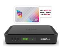 DigiQuest Q90 4K DVB-S2/DVB-T2 Combo TivuSat Receiver & Activated Viewing Card