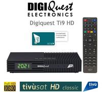 Digiquest Ti9 Classic Tivusat HD Decoder with Pre Activated Tivusat Card Italy
