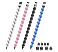 Digiroot 4-Pack Stylus Pens High Sensitivity & Precision Capacitive Stylus for iPhone/iPad Pro/Tablets/Samsung/Galaxy/PC