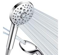 Digiroot Hard Water Filter Shower Head, 15 Stage Shower Filter, 7 Spray Modes High Pressure Shower Head and 1.5M Hose, Universal Handheld Water Softener Shower Heads, Remove Residual Chlorine - Black