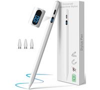 Digiroot Tablet Pen with LED Power Display Fast Charge, Universal Stylus Pen for Samsung/Huawei/Lenovo/Xiaomi, Magnetic Touch Screen Pen for iPhone, Android and Harmony OS Mobile Phones & Tablets