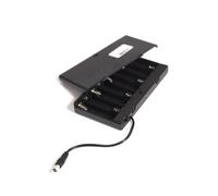 Digislider 12 volt power 8 AA battery holder case with 2.1mm x 5.5mm DC Plug and On/Off Switch 12V battery pack | for CCTV, DIY, Arduinos, motors, solenoids, LED strips (1 pack Fast Delivery)