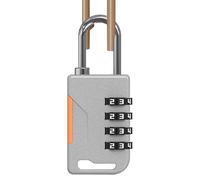 Digit Code Padlock - Zinc Alloy Security Tool, Waterproof Resettable Locking Device, Heavy Strength Protection | Usage Supporting Travel Bags Luggage Suitcase Gym School Home Storage Box Safety