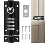 Digit Combination Locking Bolt,Combination Locking Bolt 4 Digit Sliding Lockable 120mm Stainless Steel Silded Garden Gate Latch for Wooden Gates,Sliding Lockable Padbolt Waterproof
