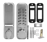 Digit Password Zinc Alloy Door Lock, Keyless Mechanical, 1-11 Digit Code, Fits 30-60mm Doors - Battery - Security, Durable for Home & Office Use