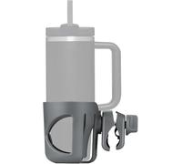 Digita Nc New Stroller Stanley Cup Holder for Stanley Quencher H2.0 (30 & 40 Oz. Models), Also Applicable on Stanley IceFlow (20 & 30 Oz. Models) (Gray)