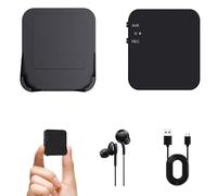 Digital 128GB Voice Recorder, Magnetic Audio Recorder with 1500Hrs Recording Capacity Type C Rechargeable Mini Recording Device Voice Recorder Ideal for Interview Class Lecture Meeting