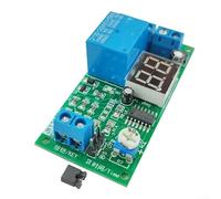 Digital 12v Delay Relay Module Featuring Clear Time Display And Adjustable Timing Range From 1 Up To 99 Seconds For Devices