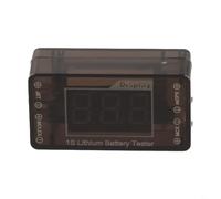 Digital 1S Battery Voltage for LiPo LiFe Li-HV Packs, High Meter with for JST PH 2.0 and 1.25 for Quadcopter RC Hobby Use