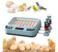 Digital 30-Egg Incubator, Featuring an Led Display, Automatic Egg Turning Function and Temperature/humidity Control System, Suitable for Hatching Chicken, Duck and Quail Eggs.