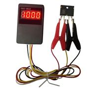 Digital 4-Wire DC Resistance Tester 0.1mΩ-10Ω Kelvin Clip Milliohm Meter for PCB Testing, Electrical Continuity, Circuit Diagnostics and Engineering Application(Small)