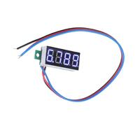 Digital 4Digit LED Voltmeter Panel Meter DC0-100V Voltages Tester with Adjustable Resistance Three Wire Connection Digital Voltmeter
